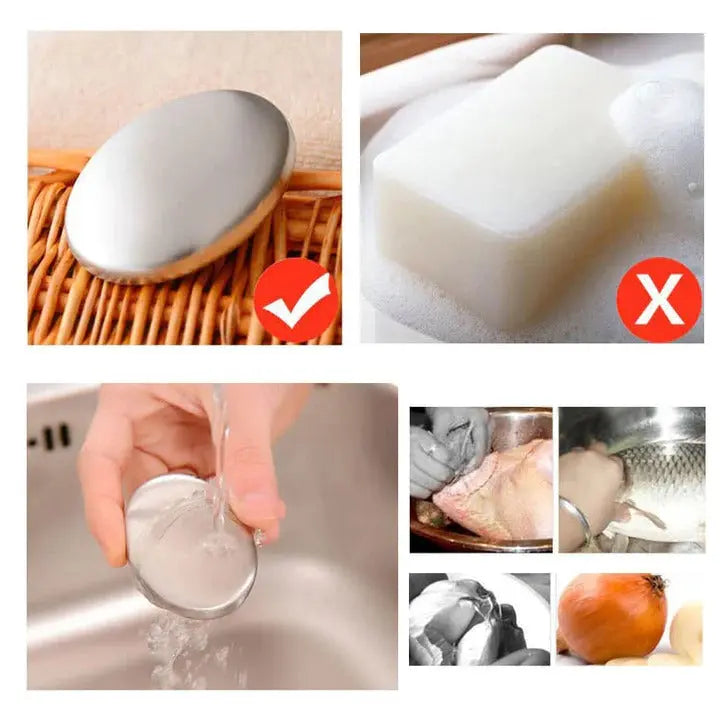 Sabonete de Aço Inox Removedor de Odores - INOXFRESH