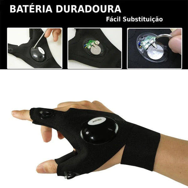 Luvas Com Lanternas de Led - GDN-LIGHT